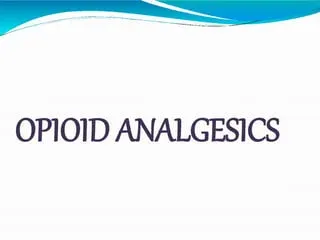 Opioid Analgesics