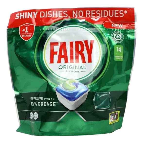 Fairy Dishwasher Tabs All In One Orig (14) - Pack of 1