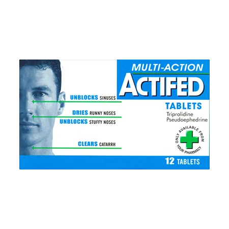 Actifed Multi Action - 12 Tablets