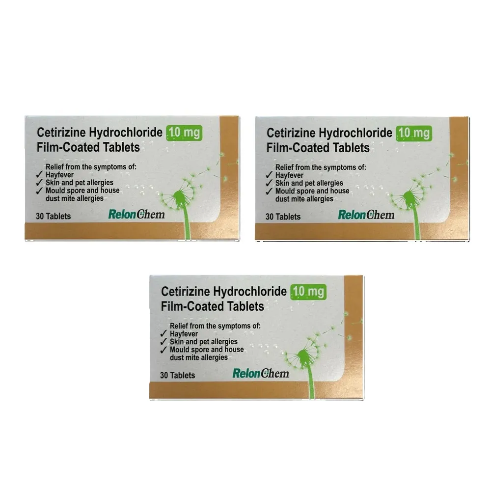 Hay fever &amp; Allergy Relief 10mg - 90 tablets (Brand May Vary)
