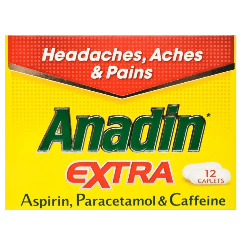 Anadin Extra Caplets - 12 Caplets