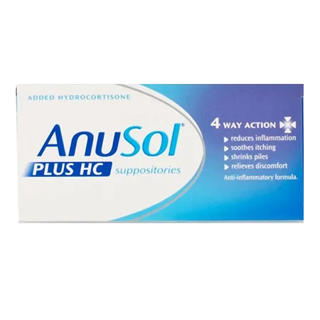 Anusol Plus Hc Suppositories - 12 Suppositories