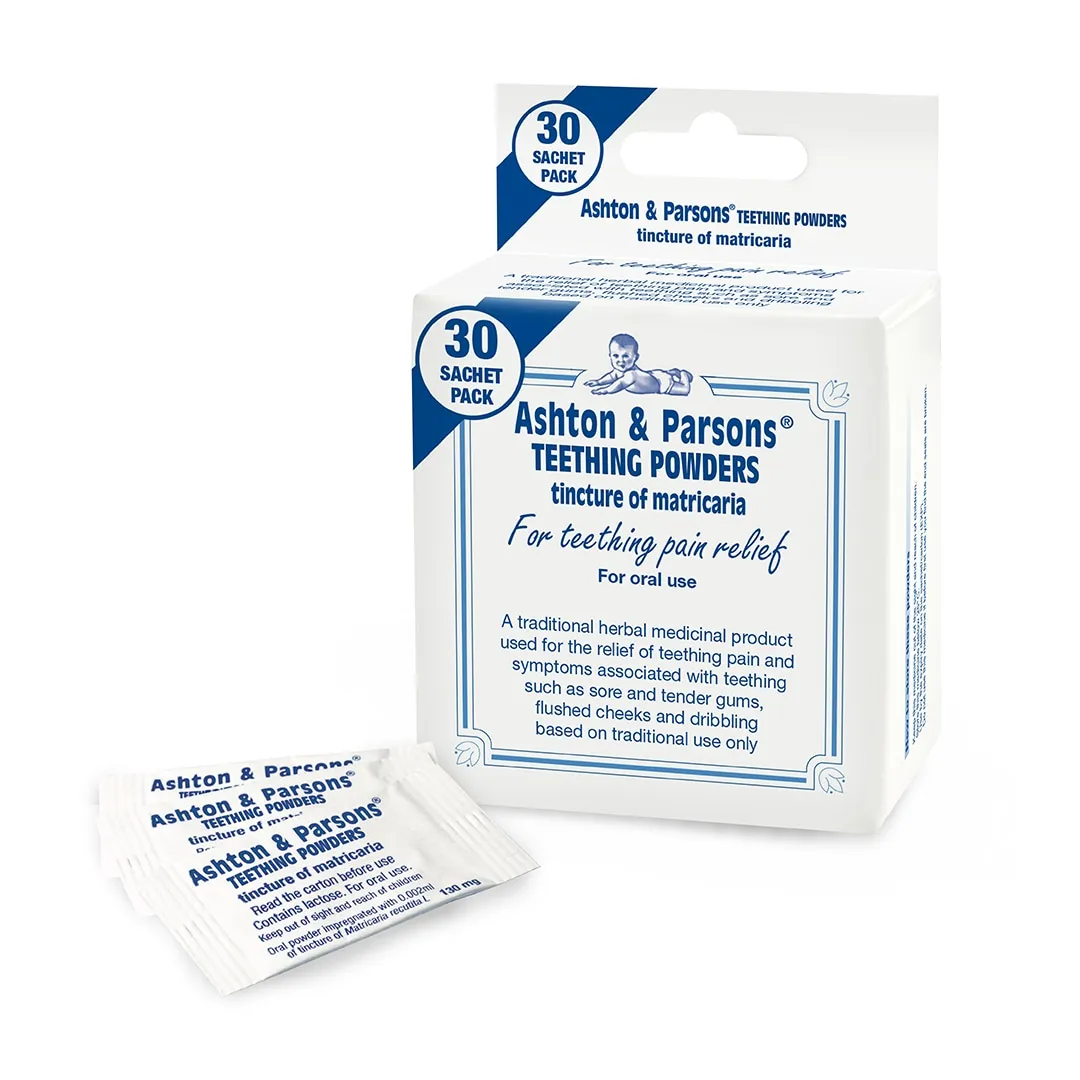 Ashton &amp; Parsons Teething Powders - 30 Sachets