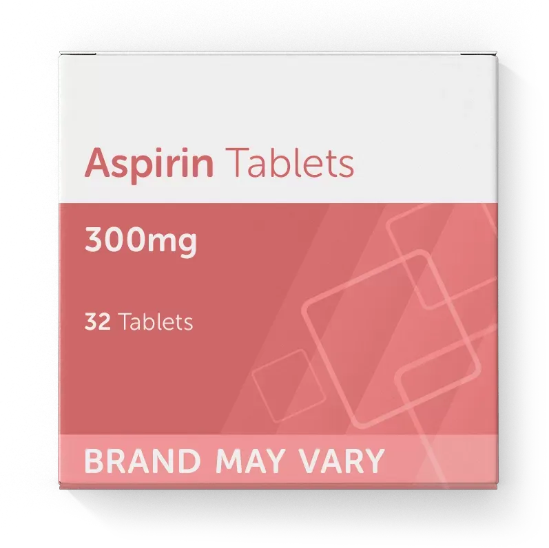 Aspirin Tablets 300mg - 32 Tablets