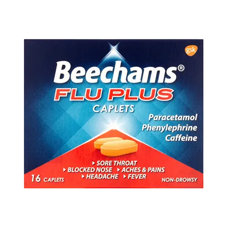 Beechams Flu Plus Cold and Flu Relief - 16 Caplets