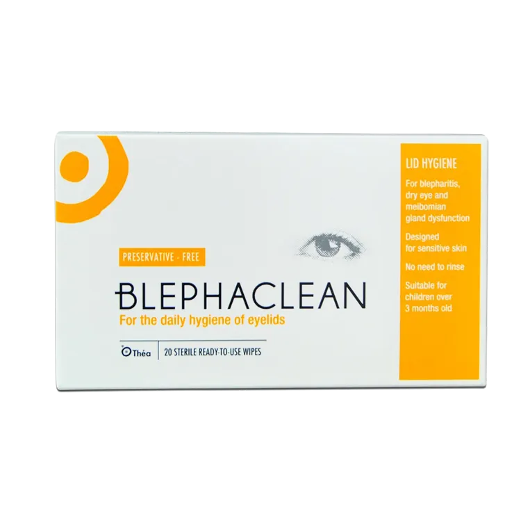 Blephaclean Sterile Eyelid Cleansing Wipes - Pack of 20