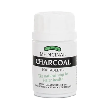 Braggs Charcoal Tablets - 100 Tablets