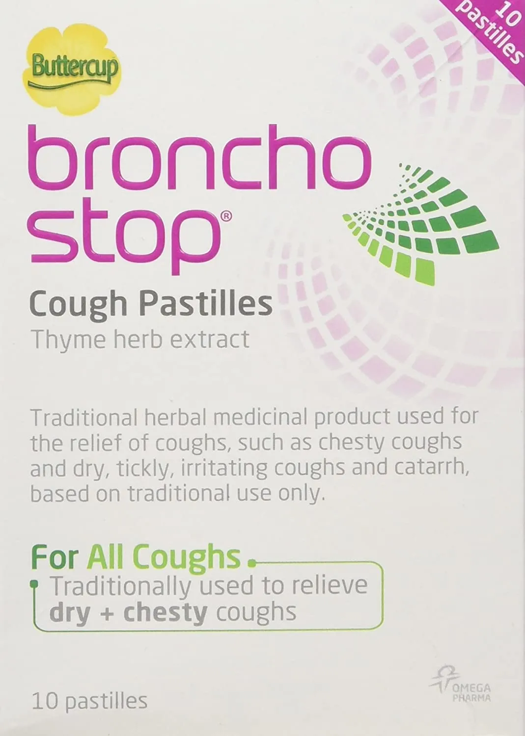 Bronchostop Buttercup Pastilles - Pack of 40