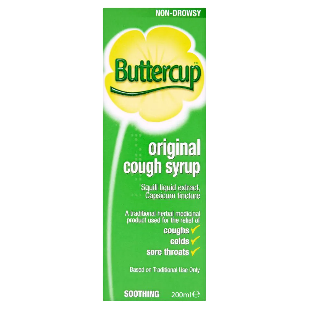 Buttercup Cough Mixture Syrup Original - 200ml