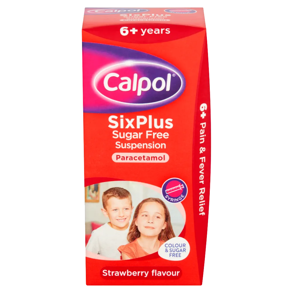 Calpol Six Plus Sugar Free Suspension - 100ml