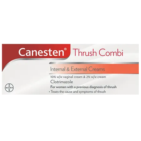 Canesten Cream Combi - 5g Internal + 10g External Cream