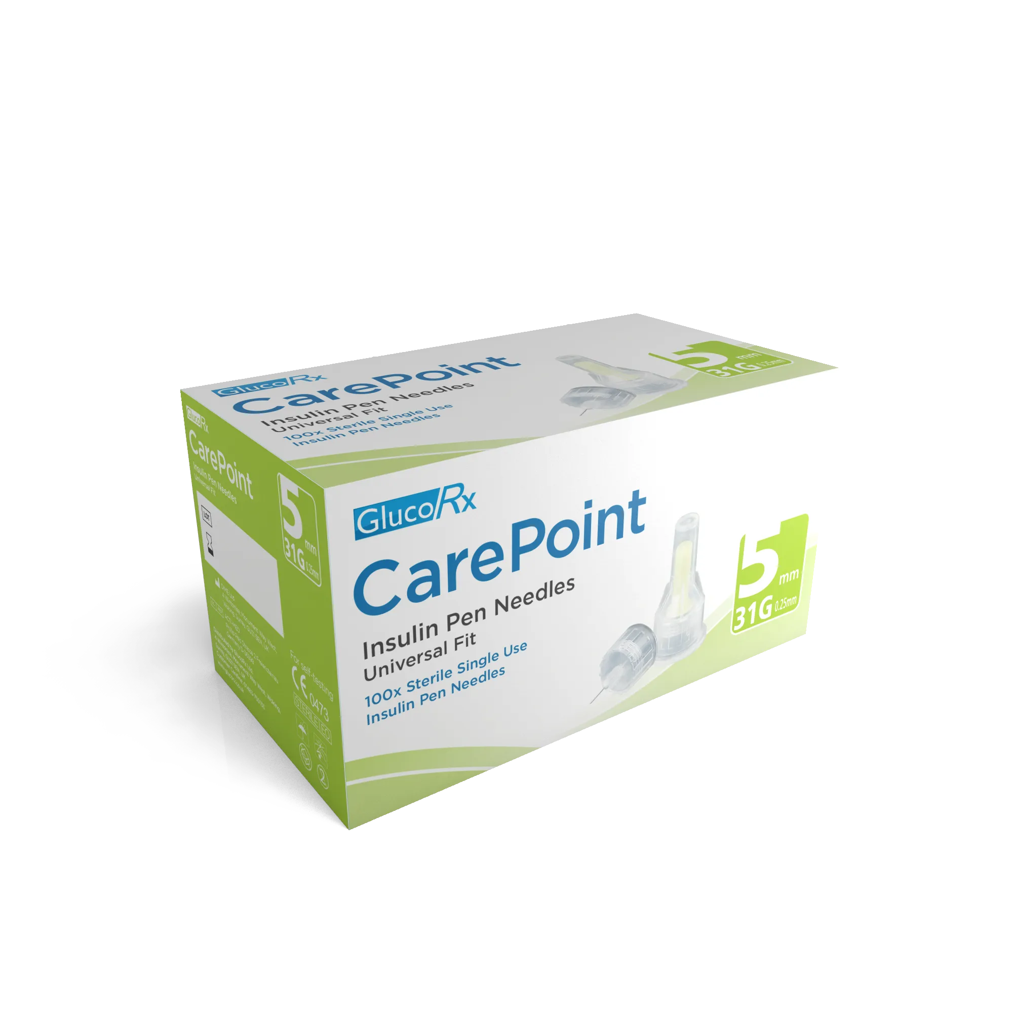 Carepoint Pen Needles - 31g 5mm - Pack of 100