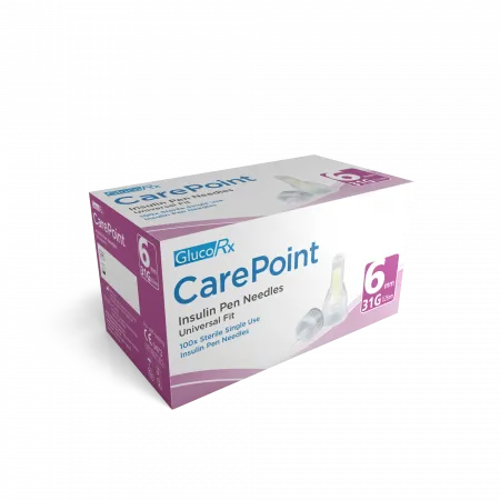 Carepoint Pen Needles - 31g 6mm - Pack of 100