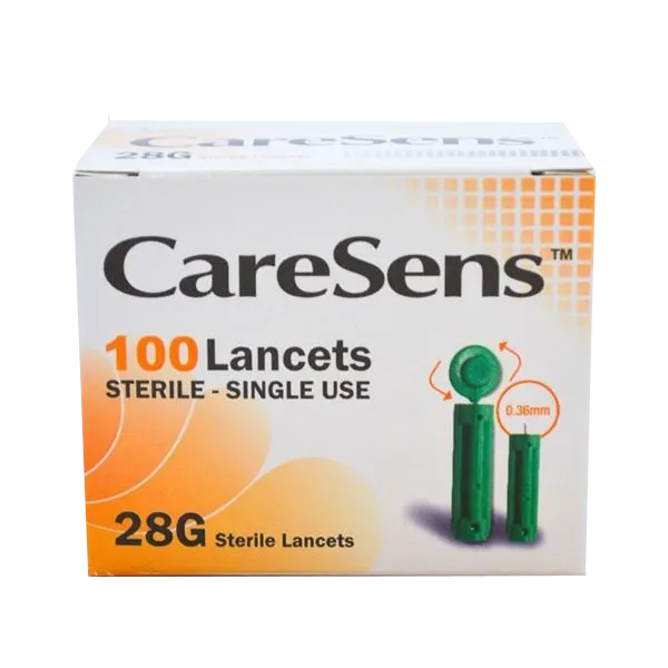 CareSens 28g 100 Sterile Lancets