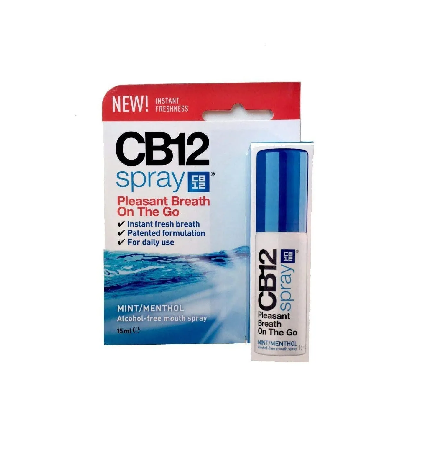 CB12 Instant Fresh Breath Spray Mint - 15ml