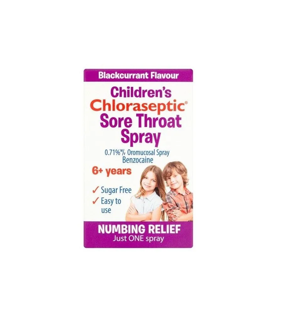 Children's Chloraseptic Blackcurrant Throat Spray – 15ml