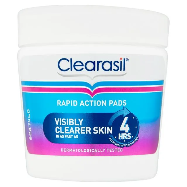 Clearasil Rapid Action Pads - Pack of 65