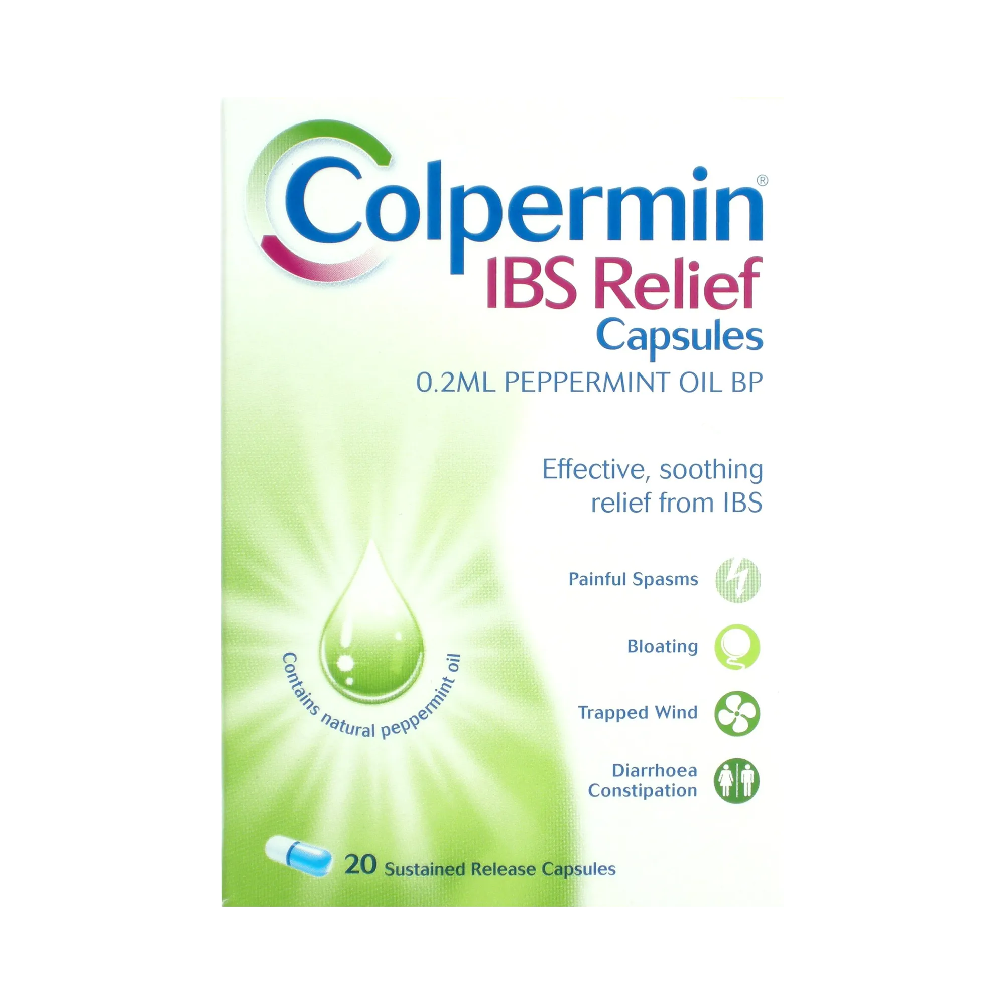 Colpermin Capsules - 20 Capsules