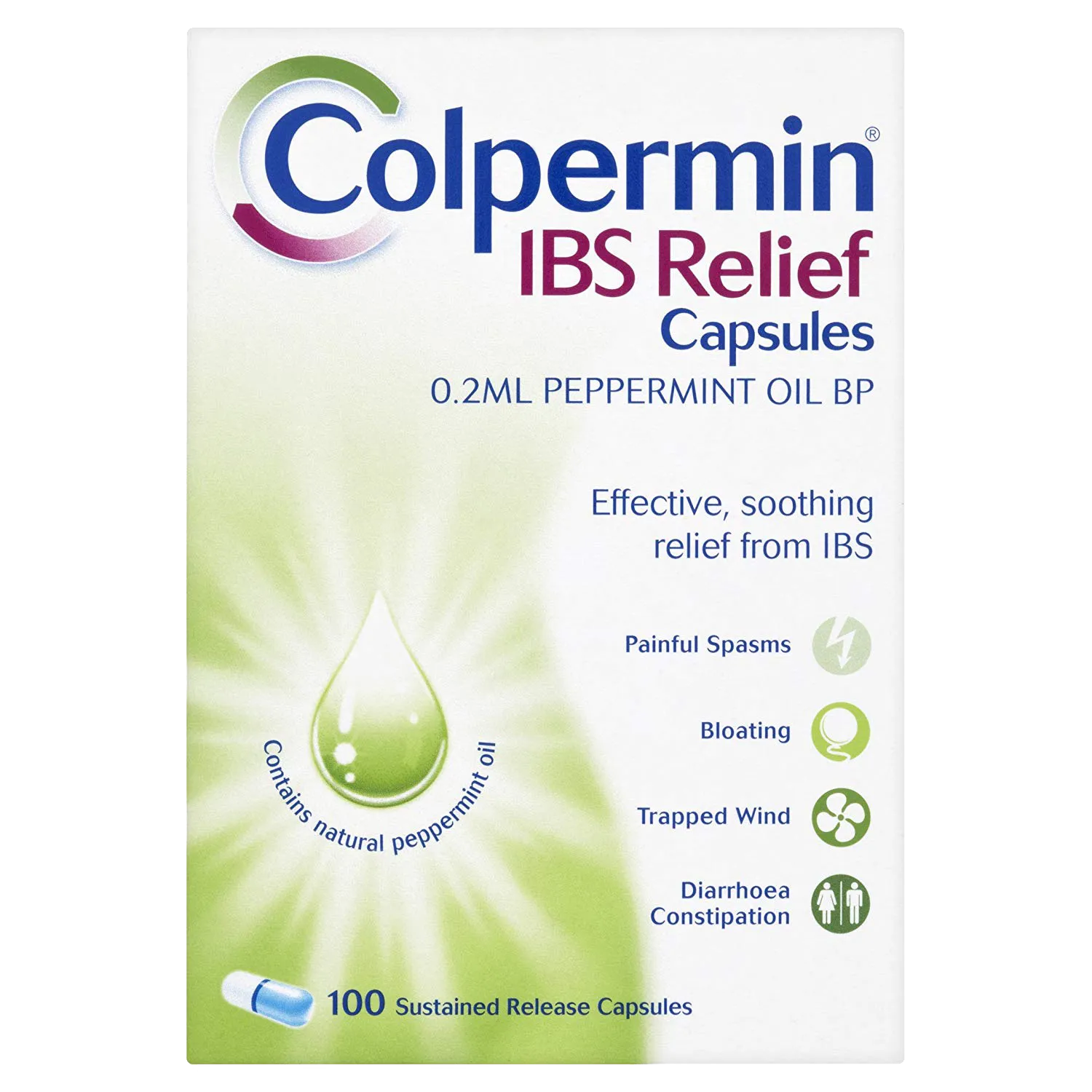 Colpermin Capsules - 100 Capsules