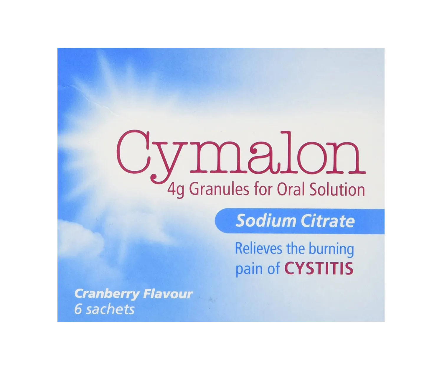 Cymalon 4g Granules for Oral Solution Sodium Citrate Cranberry Flavour - 6 Sachets