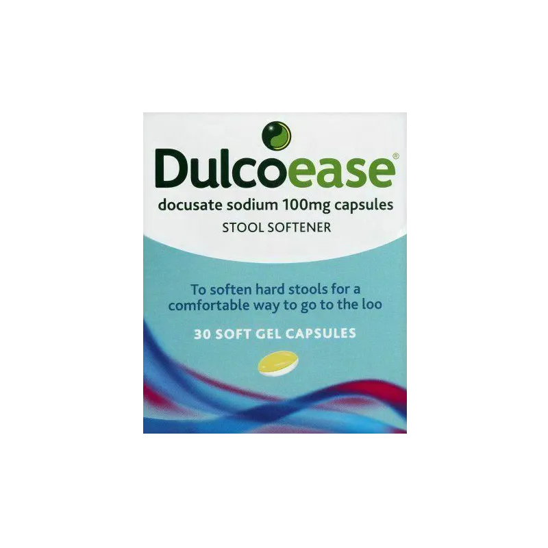 DulcoEase Stool Softener - 30 Gel Capsules