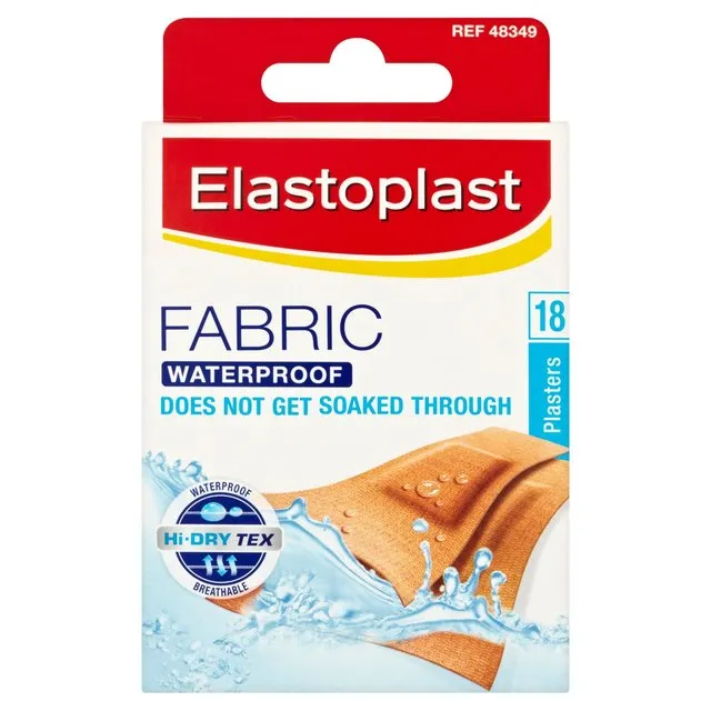 Elastoplast Fabric Washproof Plasters - 18 Plasters