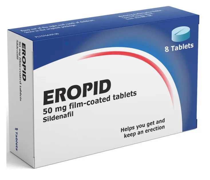 Eropid Sildenafil 50mg Tablet - 8 Tablets