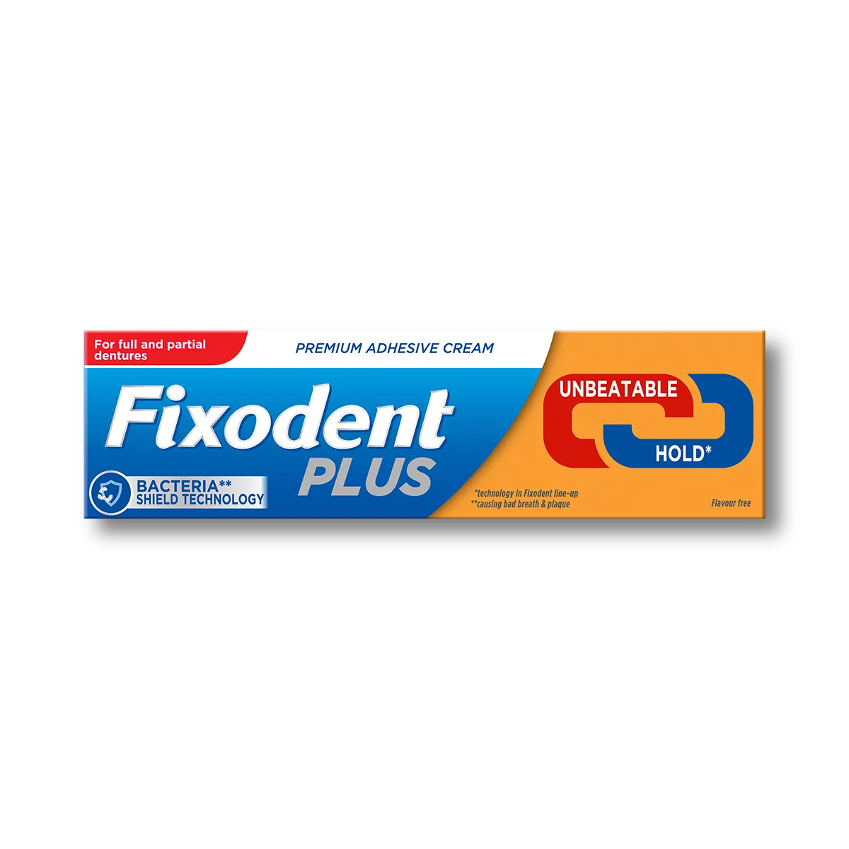 Fixodent Plus Denture Adhesive Cream - 40g