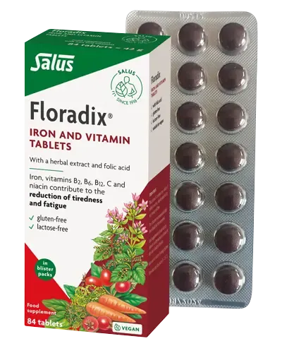 Floradix Iron & Vitamin - 84 Tablets