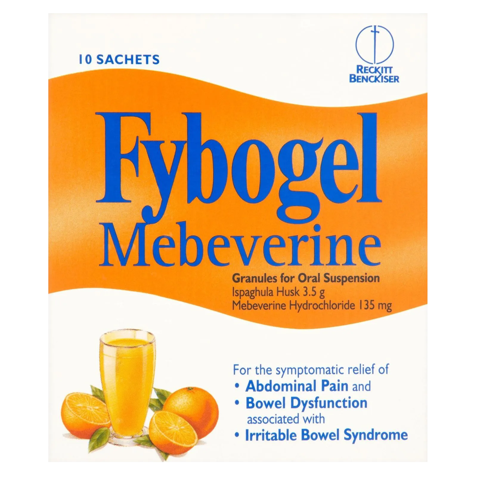 Fybogel Sachets Mebeverine - 10 Sachets