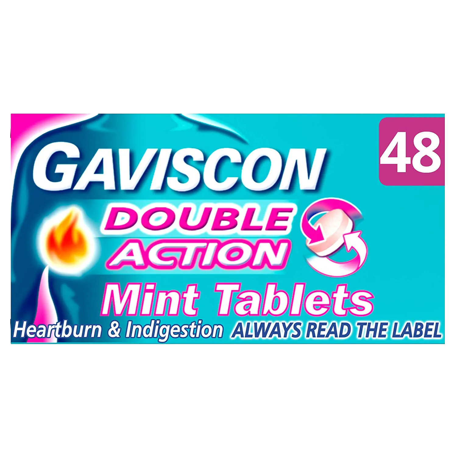 Gaviscon Double Action Tablets - 48 Tablets