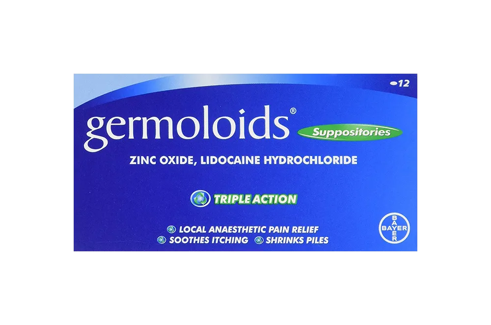 Germoloids Suppositories Standard - 12 Suppositories