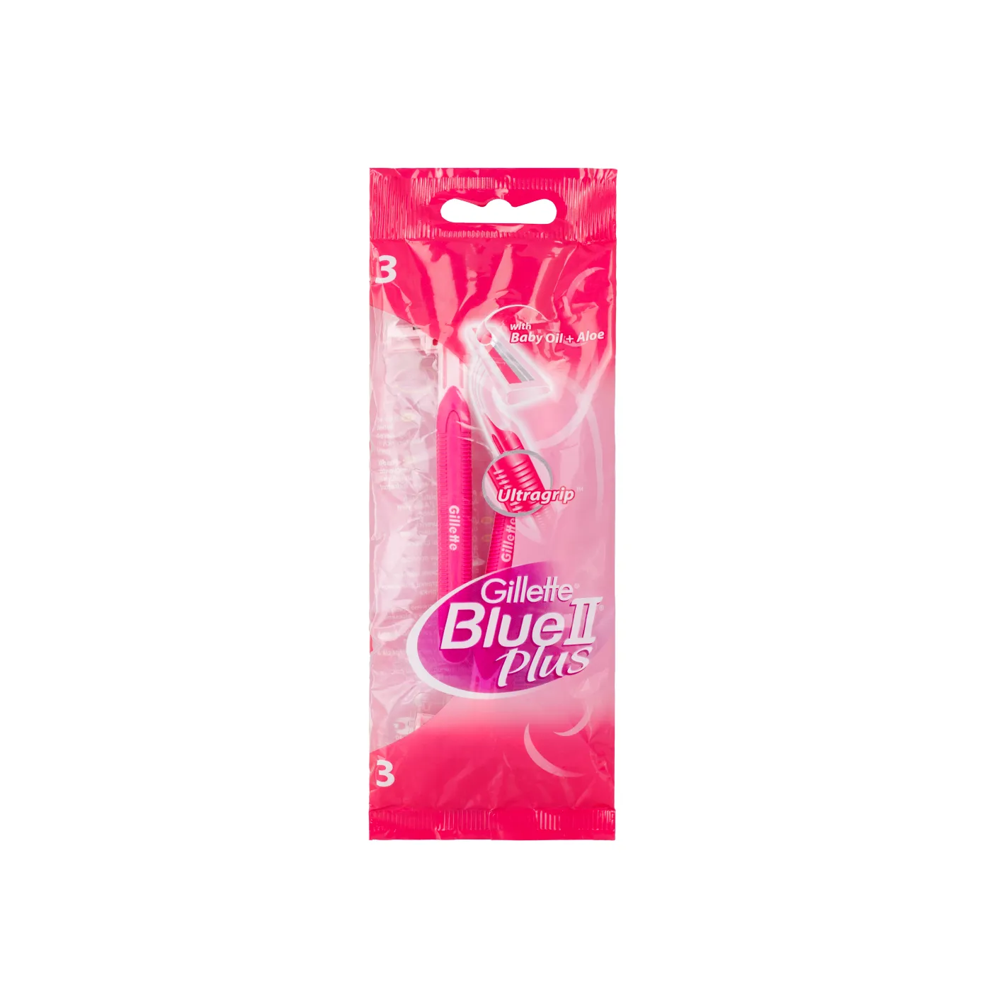 Gillette Blue II Plus Women's Disposable Razors - 3 Pack