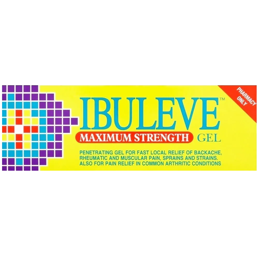 Ibuleve Maximum Strength Gel with 10% Ibuprofen - 50g