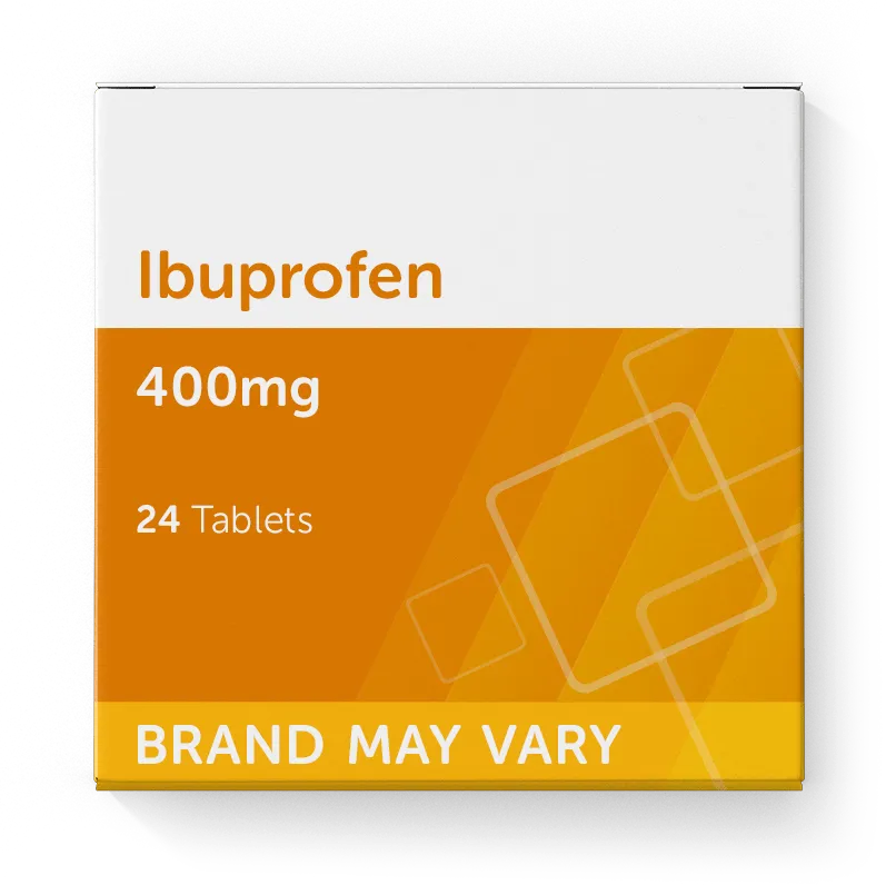 Ibuprofen 400mg - 24 Tablets (Brands May Vary)