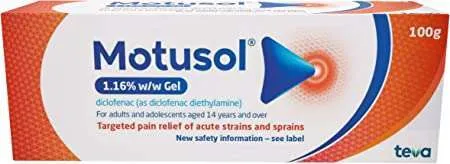 Motusol 1.16% w/w Gel 100g