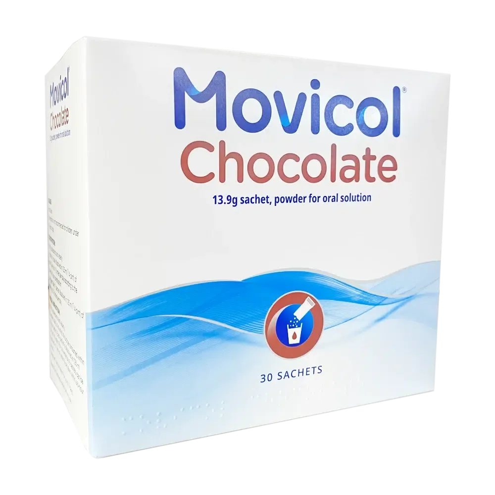 Movicol Constipation Relief Chocolate Powder - 30 Sachets