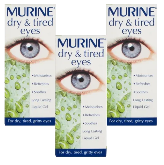 Murine Dry &amp; Tired Eyes 15ml - Triple Pack