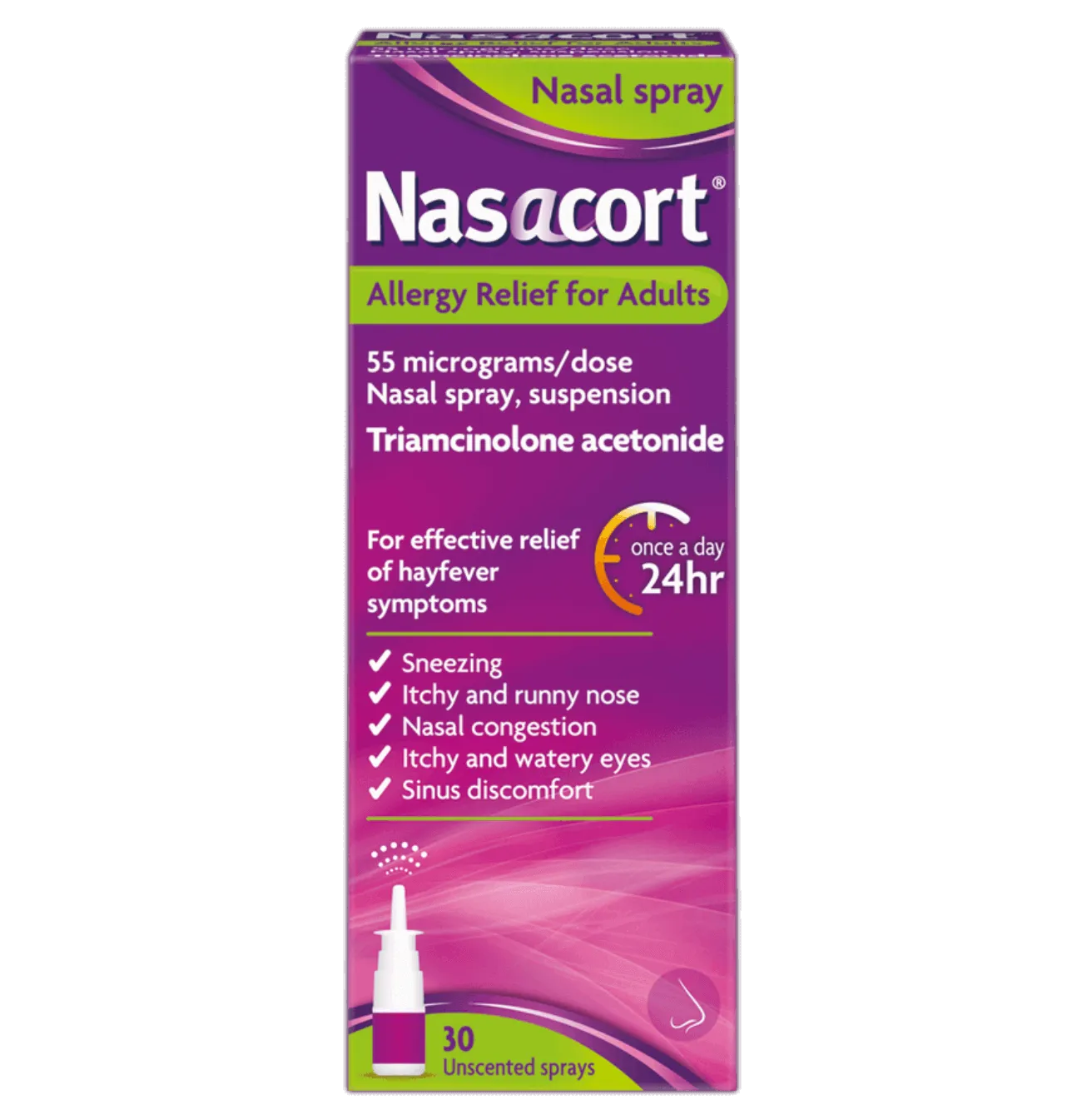Nasacort Allergy Nasal Spray – 30 Sprays