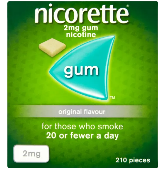 Nicorette Original Gum 2mg - 630 Pieces
