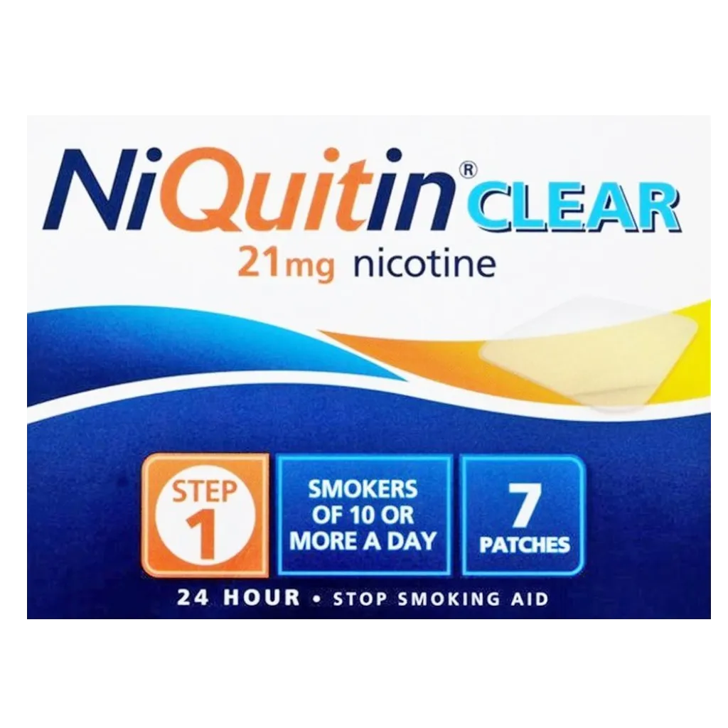 NiQuitin Clear 21mg Patches Step One - 14 Patches
