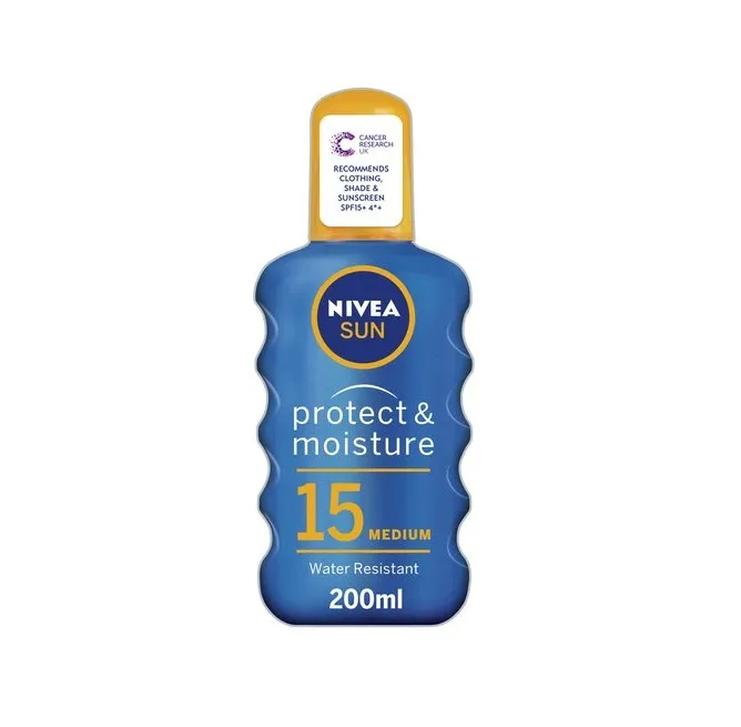 Nivea Sun Protect and Moisture Sun Spray SPF 15 200ml