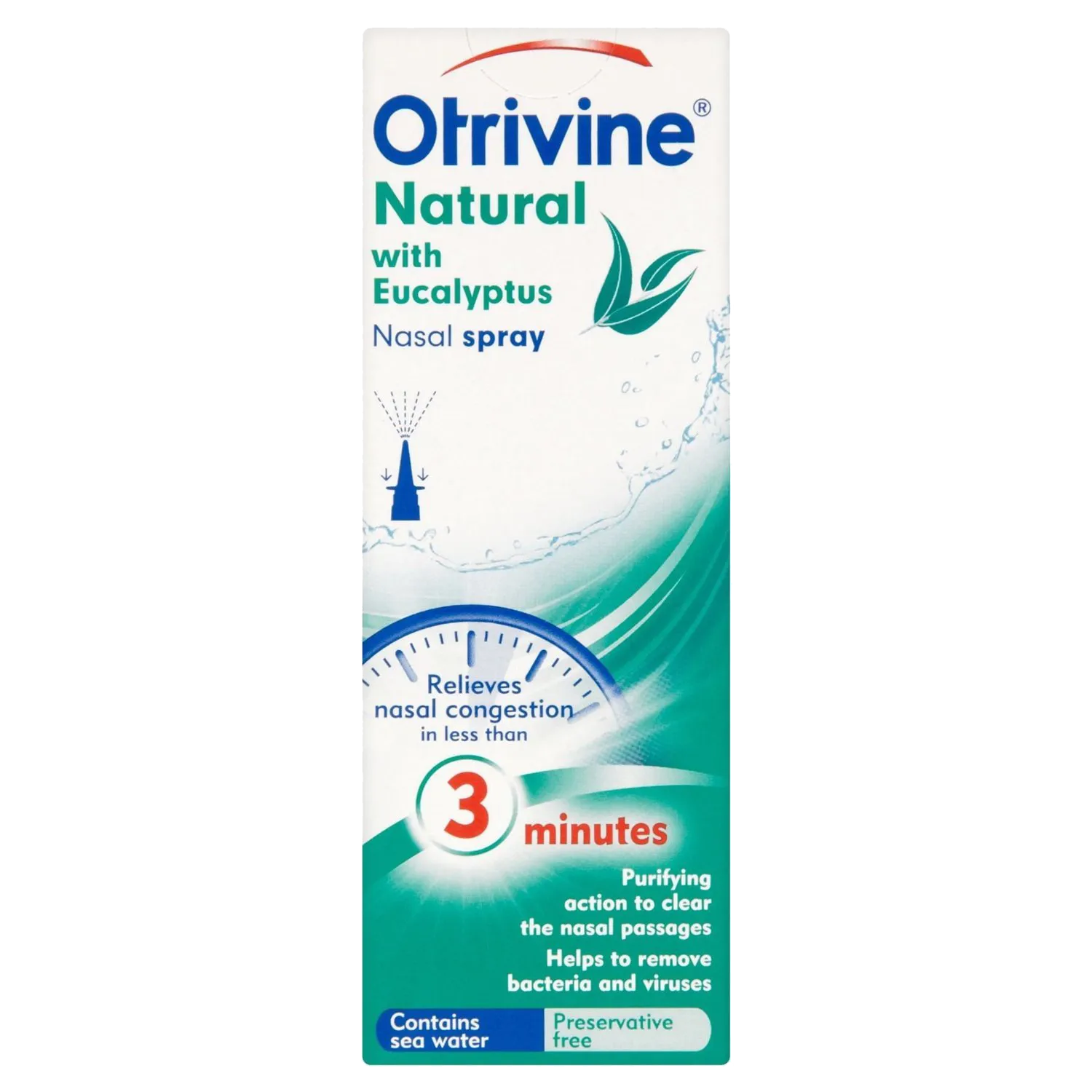 Otrivine Natural with Eucalyptus Nasal Spray - 20ml