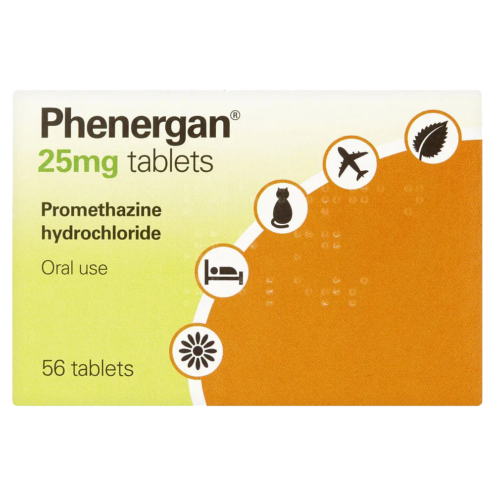 Phenergan 25mg - Pack of 56