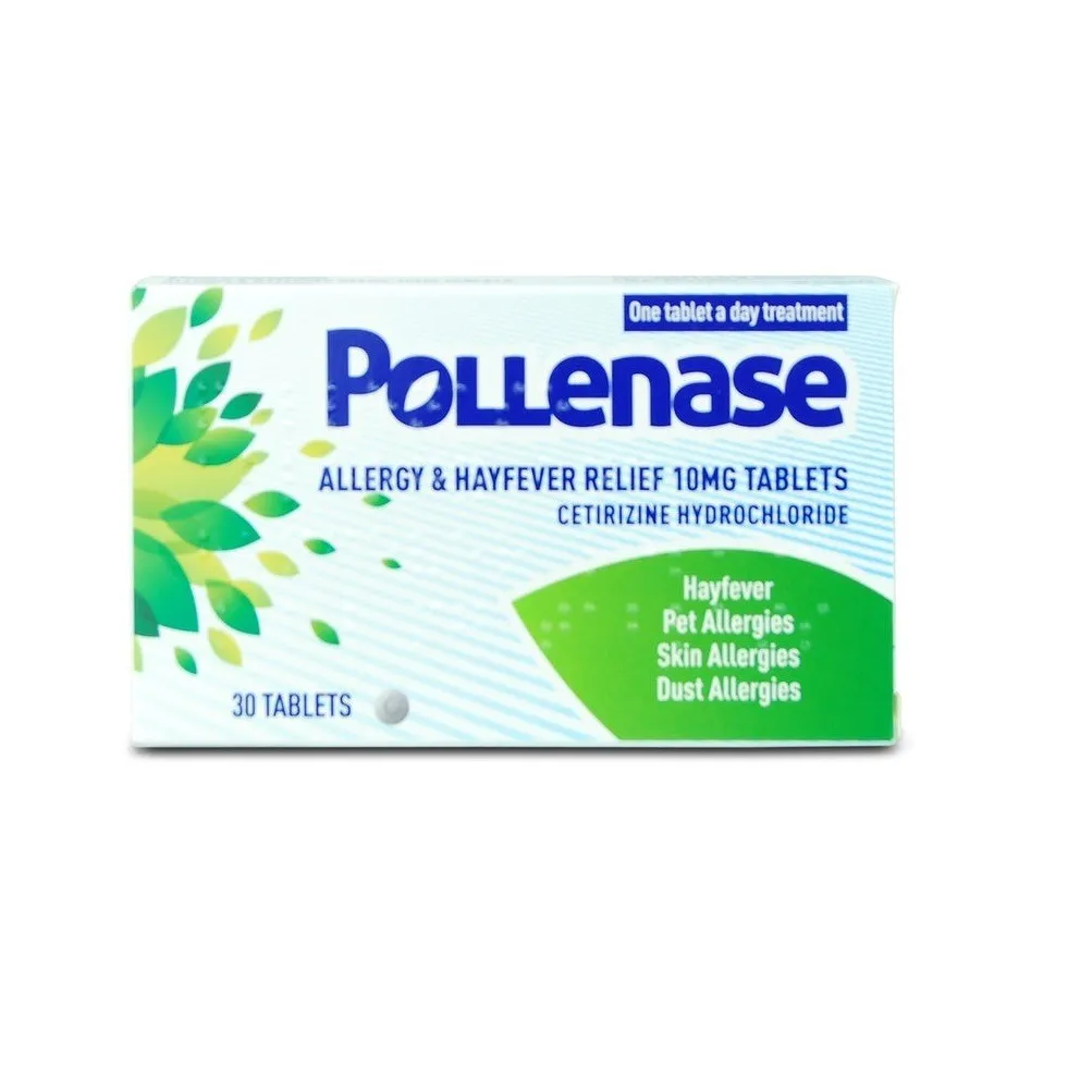 Pollenase Allergy &amp; Hay fever Relief 10mg - 30 tablets