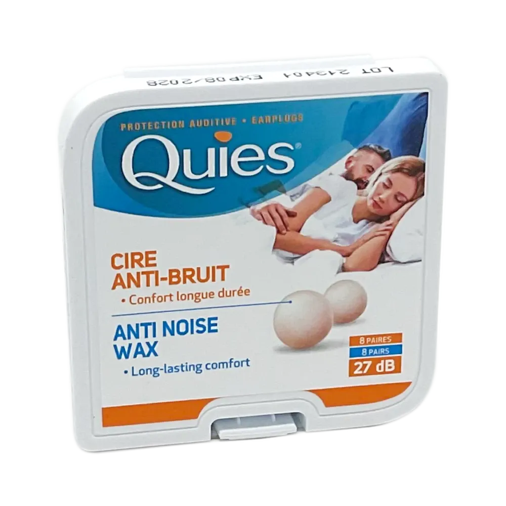 Quies Anti-Noise Wax - 8 Pairs /27 dB