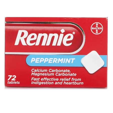Rennie Peppermint - 72 Tablets