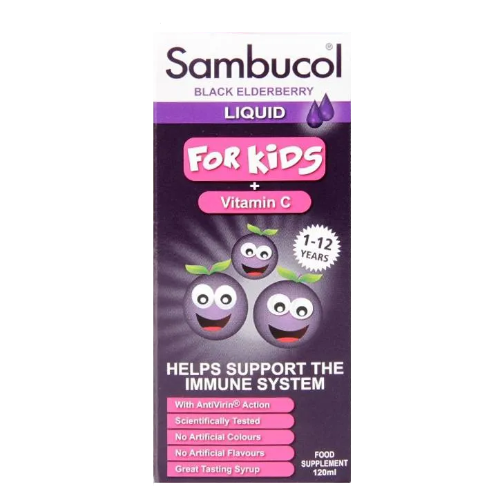 Sambucol Black Elderberry Extract For Kids - 120ml