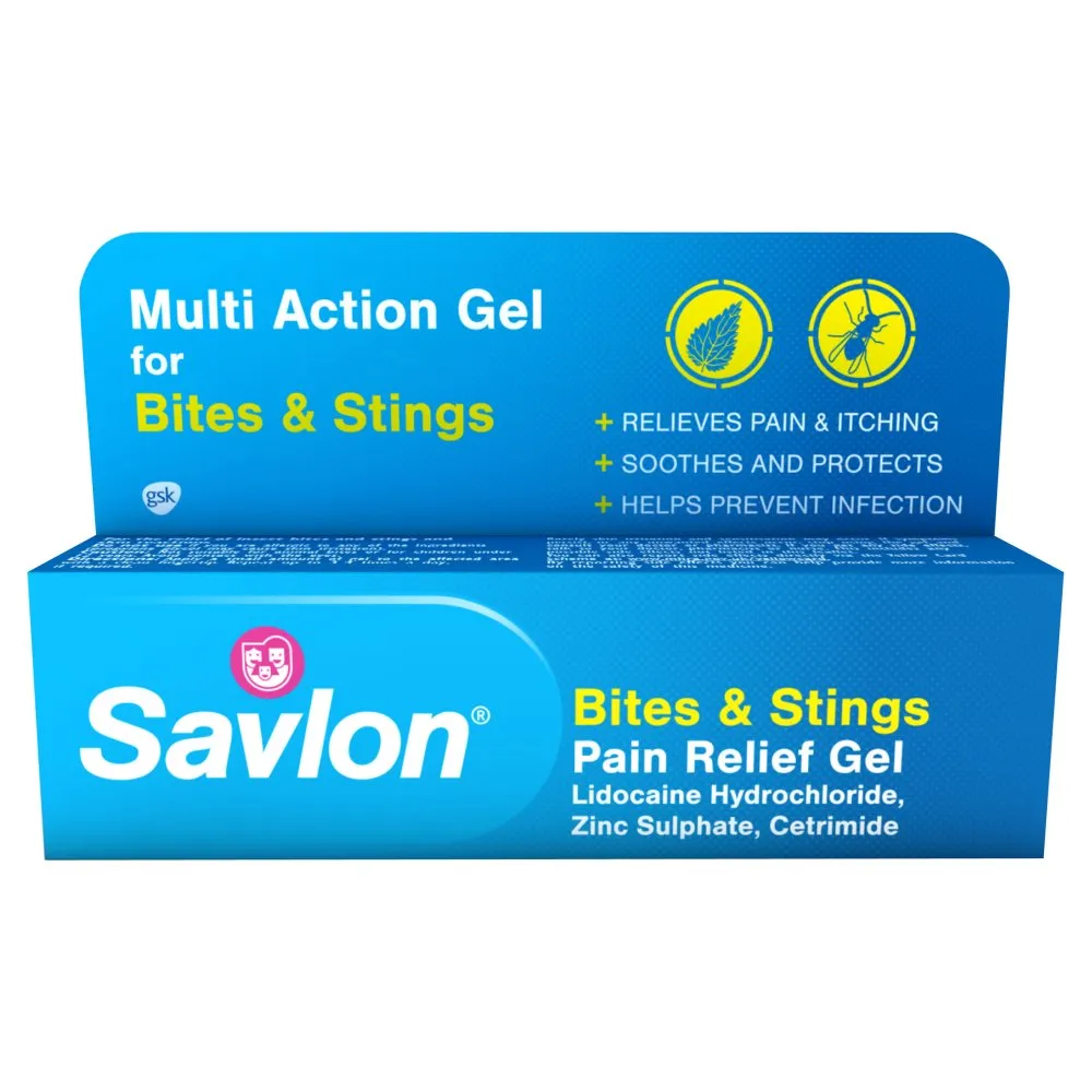 Savlon Bites &amp; Stings Pain Relief Gel - 20g