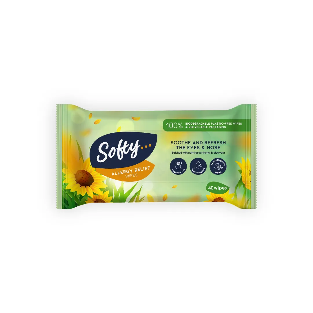 Softy Allergy Rlf Wipes 40sht Plast Free - Pack of 1